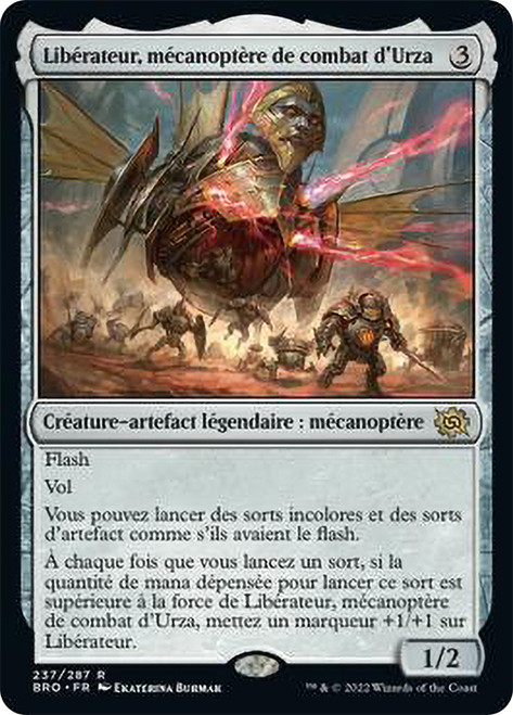Liberator, Urza's Battlethopter\nThe Brothers' War - French\nSingle\nMagic The Gathering