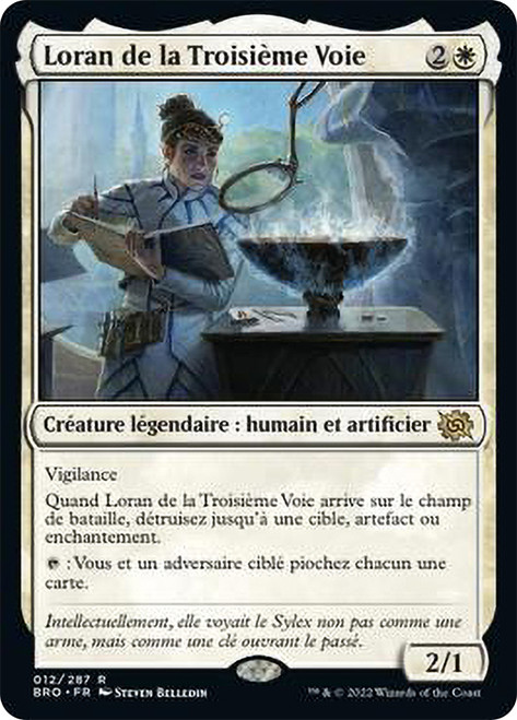 Loran of the Third Path\nThe Brothers' War - French\nSingle\nMagic The Gathering