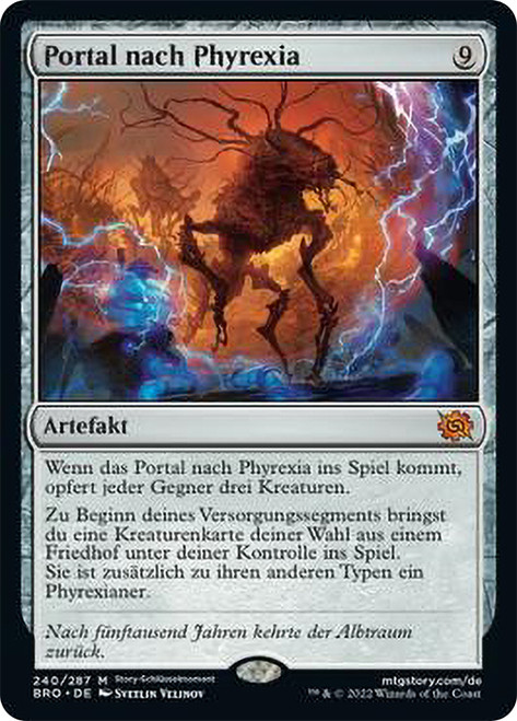 Portal to Phyrexia\nThe Brothers' War - German\nSingle\nMagic The Gathering
