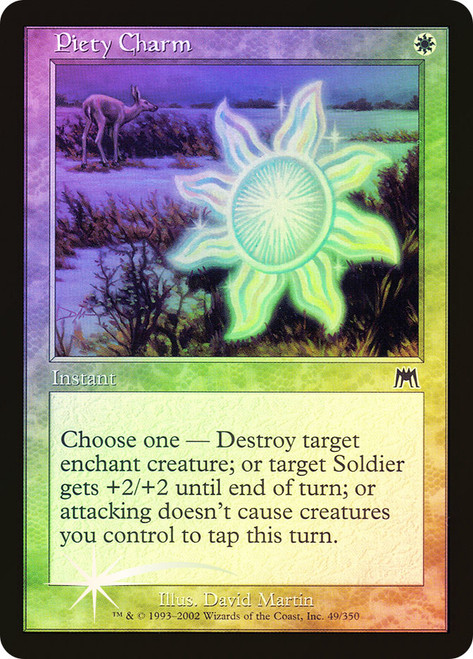 Piety Charm\nOnslaught\nSingle\nMagic The Gathering