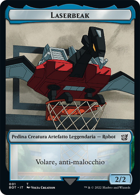{Laserbeak Token}\nTransformers - Italian\nSingle\nMagic The Gathering