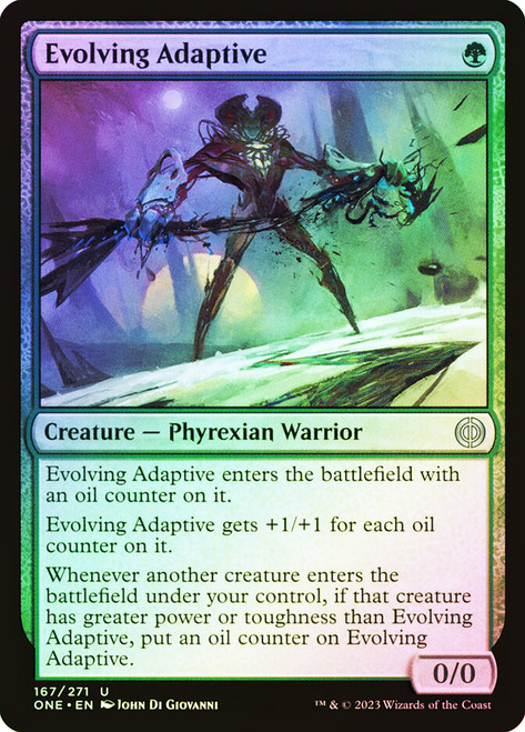 Evolving Adaptive\nPhyrexia: All Will Be One\nSingle\nMagic The Gathering