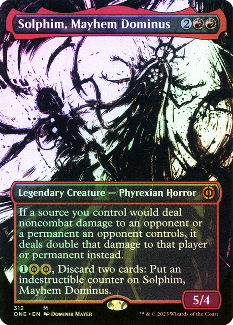Solphim, Mayhem Dominus (#312) (Showcase) | Phyrexia: All Will Be