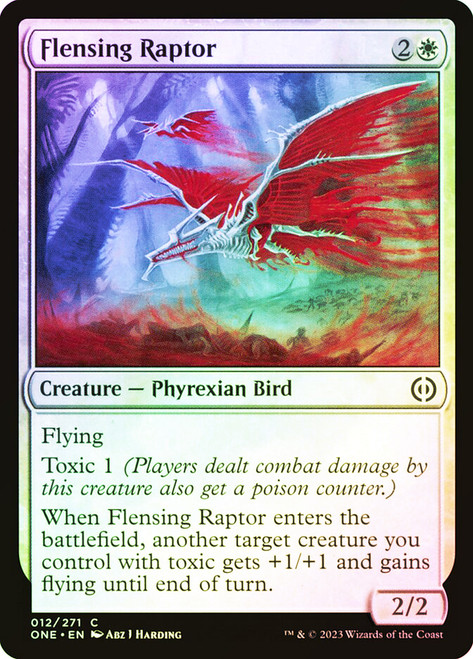 Flensing Raptor\nPhyrexia: All Will Be One\nSingle\nMagic The Gathering