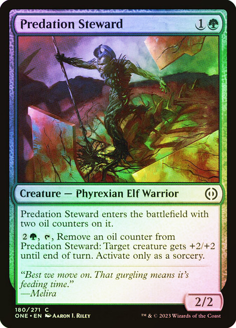 Predation Steward\nPhyrexia: All Will Be One\nSingle\nMagic The Gathering