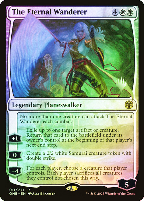 The Eternal Wanderer (#422) (Borderless) (Compleat Foil 