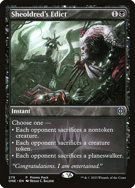 Sheoldred's Edict (Love Your LGS) | Promo - Japanese | Star City Games
