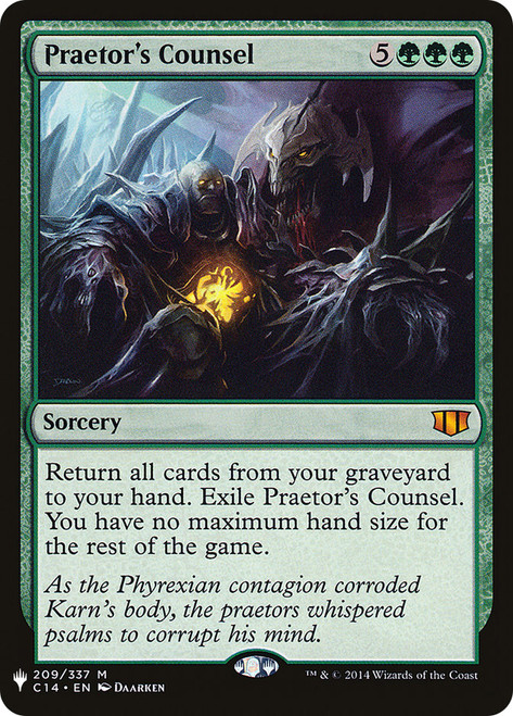 Praetor's Counsel\nMystery Booster / The List\nSingle\nMagic The Gathering