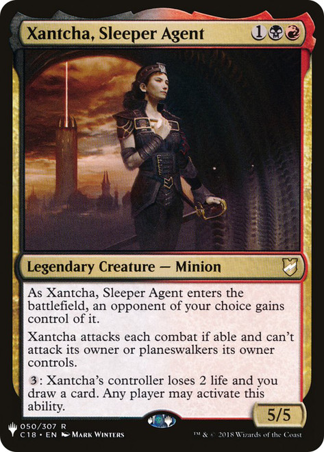 Xantcha, Sleeper Agent\nMystery Booster / The List\nSingle\nMagic The Gathering