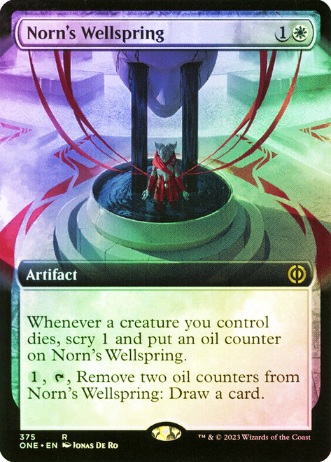 Norn's Wellspring (Extended Art)\nPhyrexia: All Will Be One - Variants\nSingle\nMagic The Gathering
