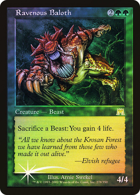 Ravenous Baloth (Judge) | Promo | Star City Games