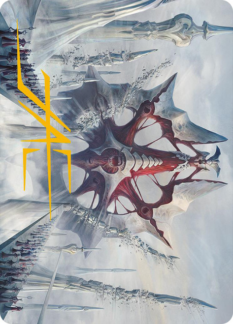 {Mondrak, Glory Dominus Art Card} (Signed)\nArt Series: Phyrexia: All Will Be One - Variants\nSingle\nMagic The Gathering