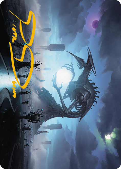 {Blue Sun's Twilight Art Card} (Signed)\nArt Series: Phyrexia: All Will Be One - Variants\nSingle\nMagic The Gathering