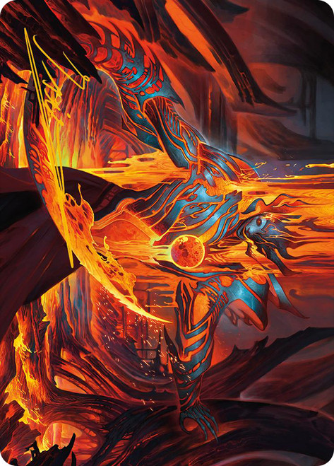 {Free from Flesh Art Card} (Signed)\nArt Series: Phyrexia: All Will Be One - Variants\nSingle\nMagic The Gathering