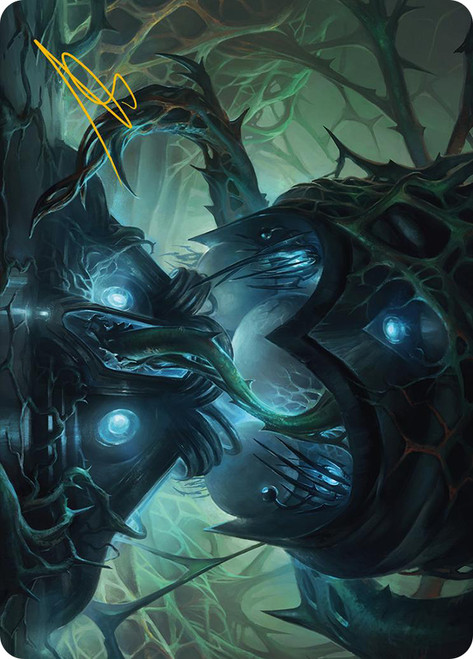 {Expand the Sphere Art Card} (Signed)\nArt Series: Phyrexia: All Will Be One - Variants\nSingle\nMagic The Gathering