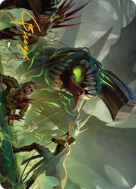 {Noxious Assault Art Card} (Signed)\nArt Series: Phyrexia: All Will Be One - Variants\nSingle\nMagic The Gathering