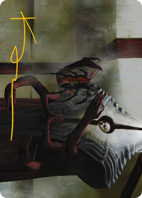 {Vivisection Evangelist Art Card} (Signed)\nArt Series: Phyrexia: All Will Be One - Variants\nSingle\nMagic The Gathering