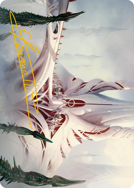 {The Fair Basilica Art Card} (Signed)\nArt Series: Phyrexia: All Will Be One - Variants\nSingle\nMagic The Gathering