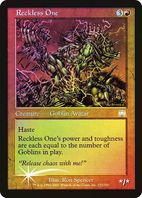 Reckless One\nOnslaught\nSingle\nMagic The Gathering