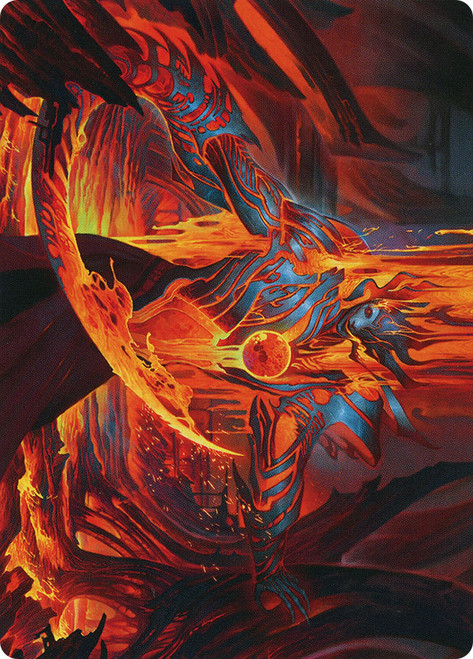 {Free from Flesh Art Card}\nArt Series: Phyrexia: All Will Be One\nSingle\nMagic The Gathering