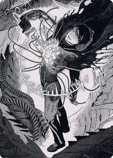 {Jace, the Perfected Mind Art Card} (#67)\nArt Series: Phyrexia: All Will Be One\nSingle\nMagic The Gathering