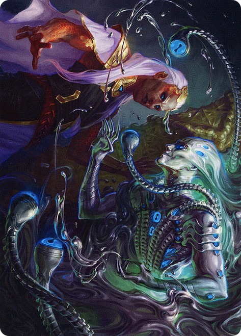 {Mirage Mockery Art Card}\nArt Series: Phyrexia: All Will Be One\nSingle\nMagic The Gathering