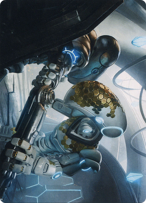 {Myr Kinsmith Art Card}\nArt Series: Phyrexia: All Will Be One\nSingle\nMagic The Gathering