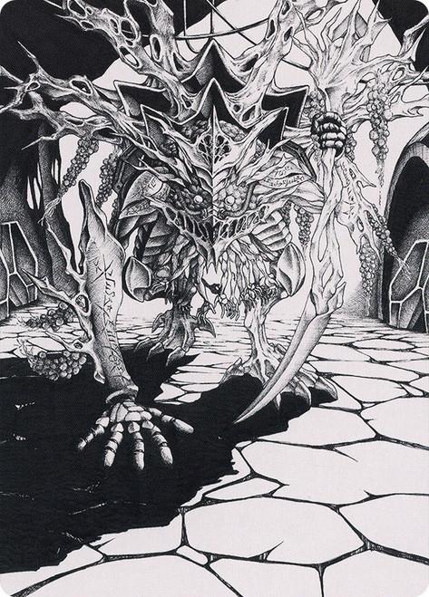 {Thrun, Breaker of Silence Art Card}\nArt Series: Phyrexia: All Will Be One\nSingle\nMagic The Gathering