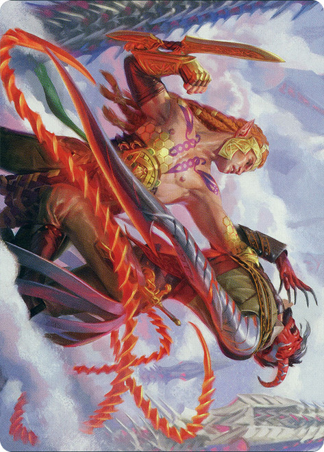 {Tyvar's Stand Art Card}\nArt Series: Phyrexia: All Will Be One\nSingle\nMagic The Gathering