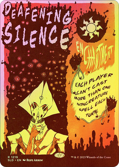 Deafening Silence (Secret Lair) (Hand Drawn)\nPromo: General\nSingle\nMagic The Gathering