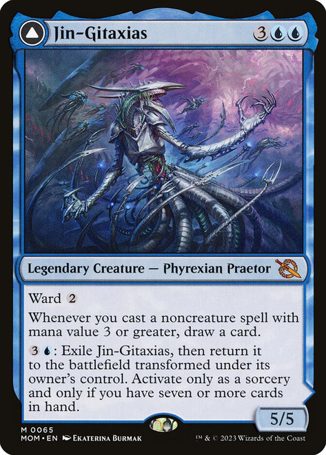 Jin-Gitaxias Art Card} (Signed) | Art Series: March of the Machine