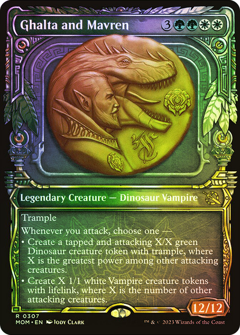 Ghalta and Mavren (Showcase)\nMarch of the Machine - Variants\nSingle\nMagic The Gathering