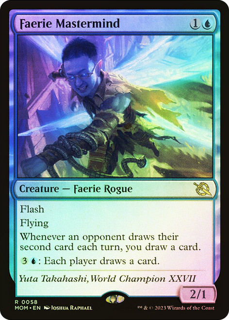 Faerie Mastermind\nMarch of the Machine\nSingle\nMagic The Gathering