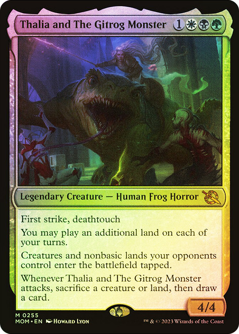 Thalia and The Gitrog Monster\nMarch of the Machine\nSingle\nMagic The Gathering