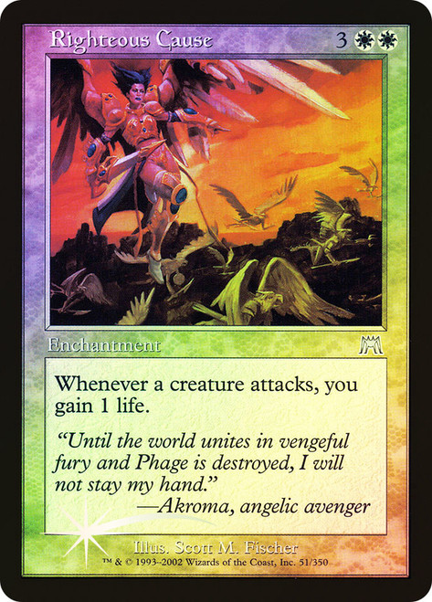 Righteous Cause\nOnslaught\nSingle\nMagic The Gathering
