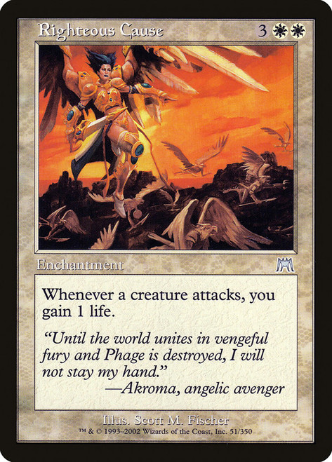 Righteous Cause\nOnslaught\nSingle\nMagic The Gathering
