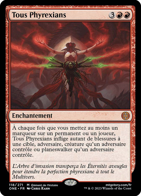 All Will Be One\nPhyrexia: All Will Be One - French\nSingle\nMagic The Gathering