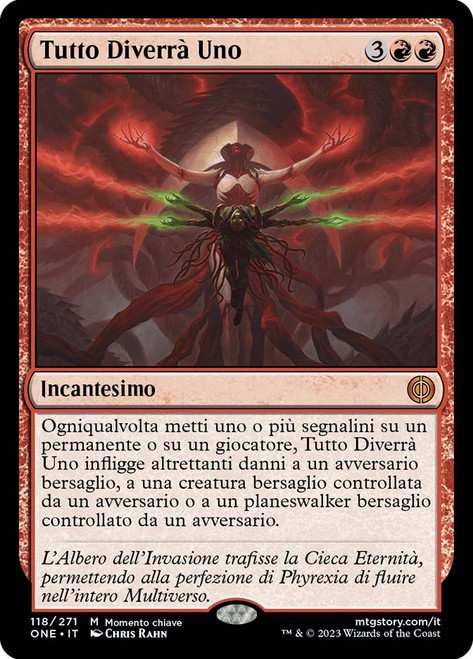 All Will Be One\nPhyrexia: All Will Be One - Italian\nSingle\nMagic The Gathering