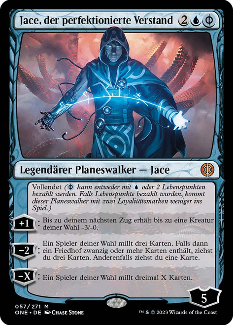Jace, the Perfected Mind\nPhyrexia: All Will Be One - German\nSingle\nMagic The Gathering