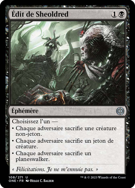 Sheoldred's Edict (Love Your LGS) | Promo - Japanese | Star City Games