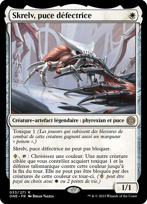 Skrelv, Defector Mite\nPhyrexia: All Will Be One - French\nSingle\nMagic The Gathering