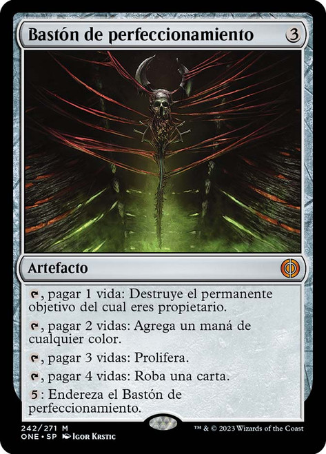 Staff of Compleation\nPhyrexia: All Will Be One - Spanish\nSingle\nMagic The Gathering
