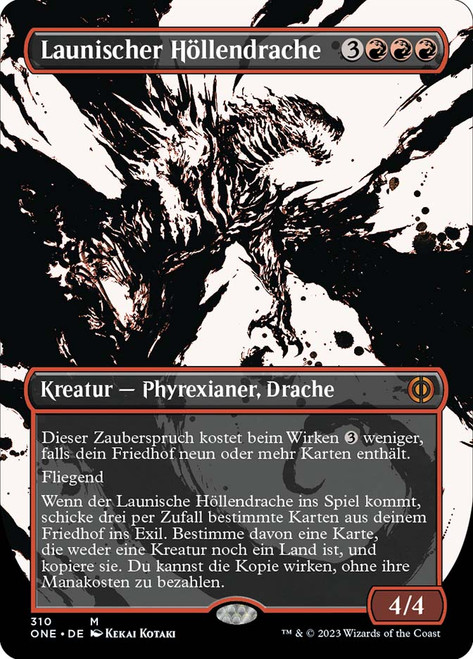Capricious Hellraiser (#310) (Showcase) | Phyrexia: All Will