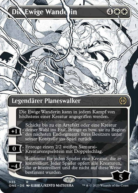 The Eternal Wanderer (#335) (Borderless) | Phyrexia: All Will Be
