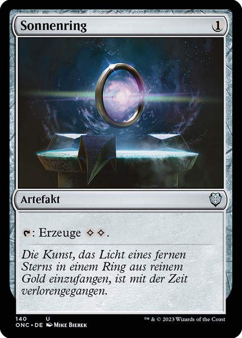 MTG Sol ring ドイツ語版 Sol Ring | 3rd Edition / Revised - German | Star City Games