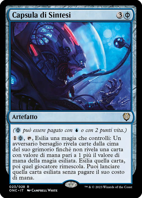 Synthesis Pod\nPhyrexia: All Will Be One Commander - Italian\nSingle\nMagic The Gathering