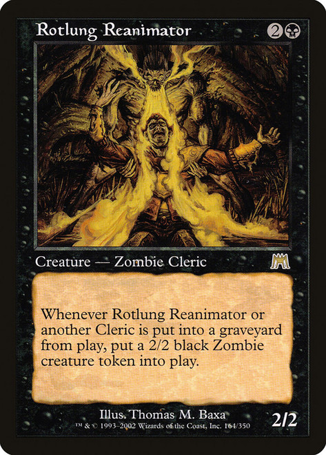 Rotlung Reanimator\nOnslaught\nSingle\nMagic The Gathering