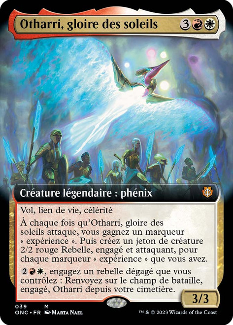 MTG 合同勝利　フランス語 INV foil Otharri, Suns' Glory (Extended Art) | Phyrexia: All Will Be One