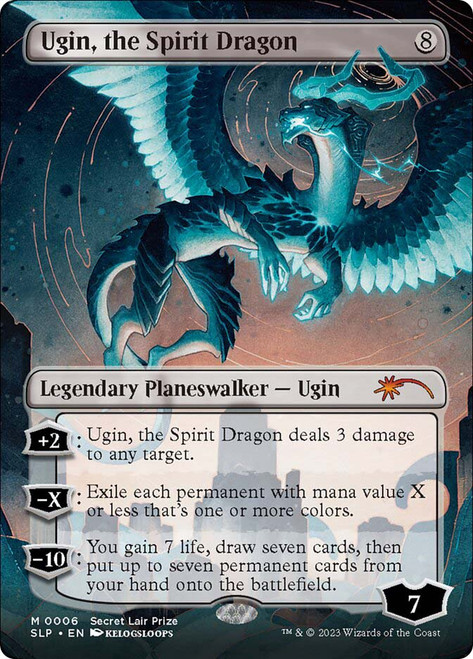 Ugin, the Spirit Dragon (Secret Lair Prize) (Borderless) | Promo 