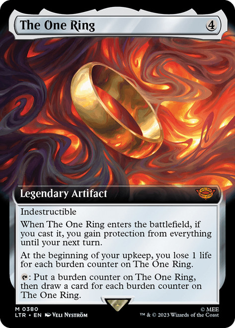 The One Ring (Extended Art)\nThe Lord of the Rings - Variants\nSingle\nMagic The Gathering
